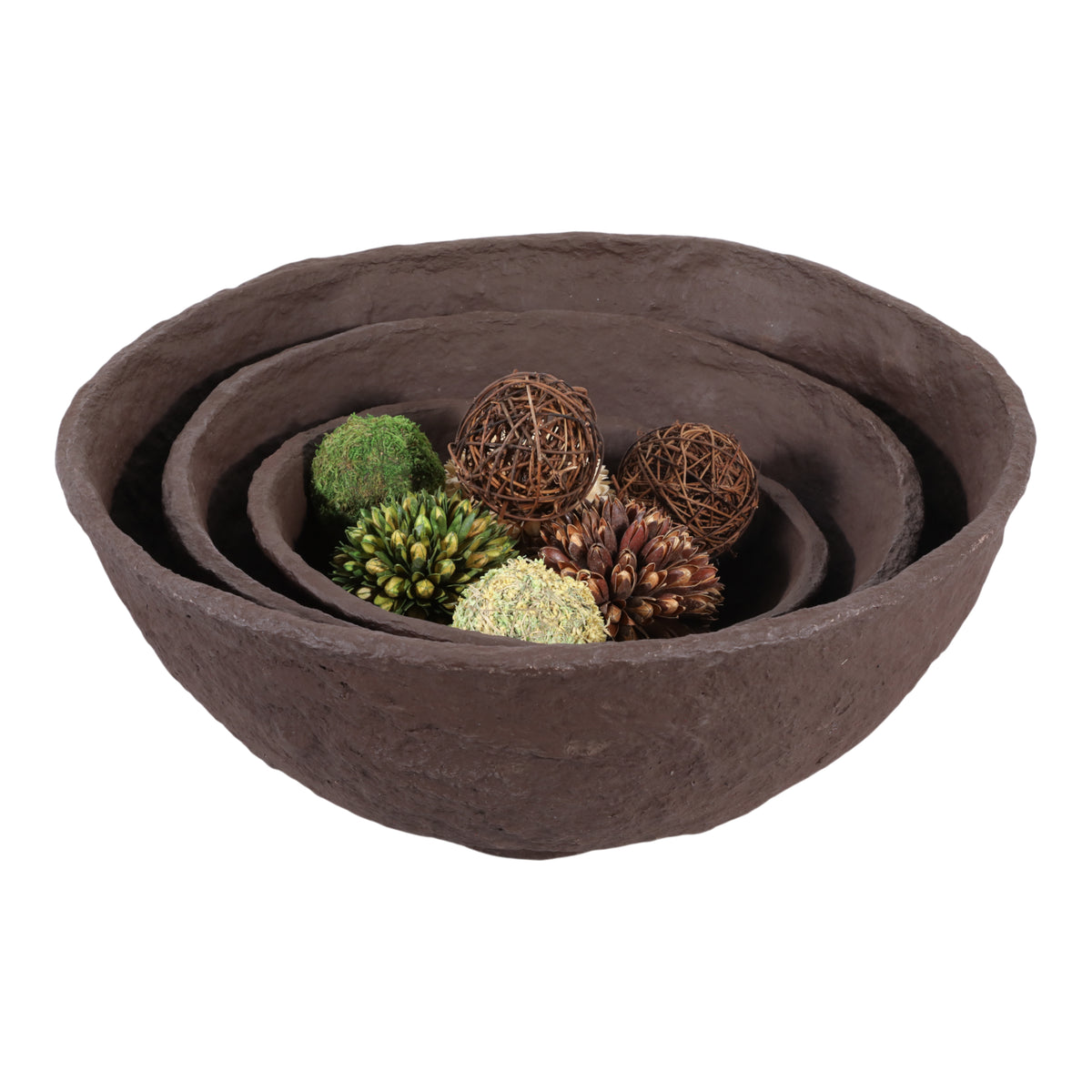Beckley Brown Bowls (Set of 3)