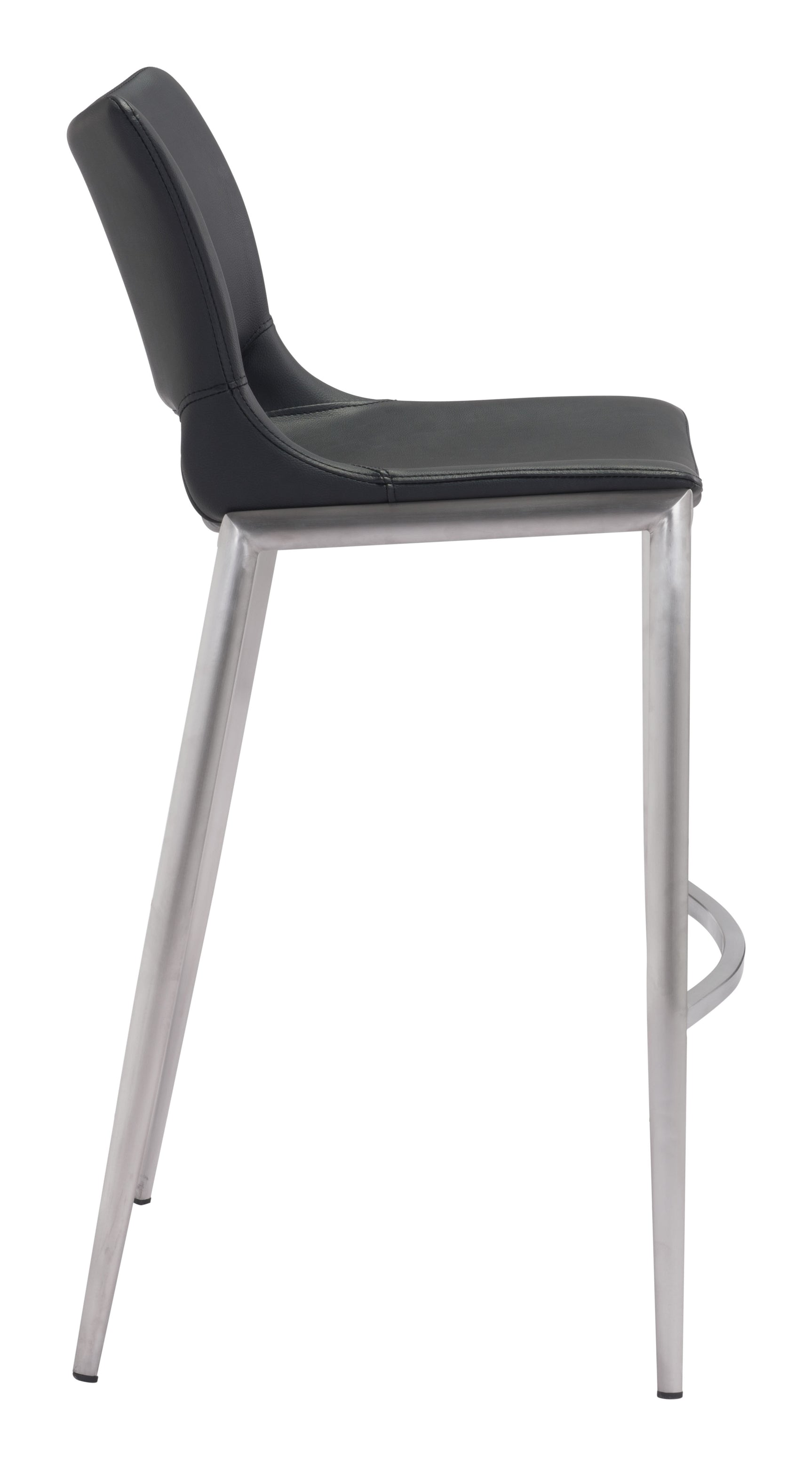 Ace Black & Silver Barstool (Set of 2)