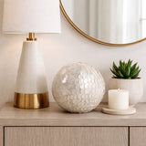 Pala Mesa Ivory Capiz Shell Orb