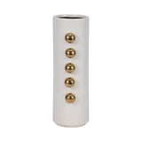 Garsonham White/Gold Vase