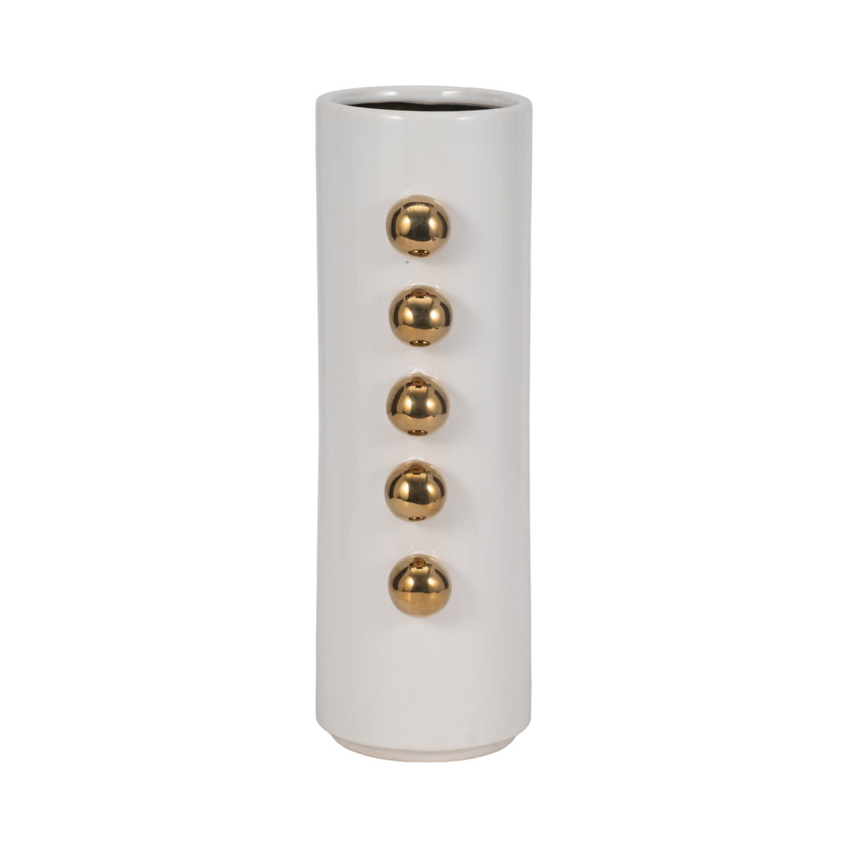 Garsonham White/Gold Vase