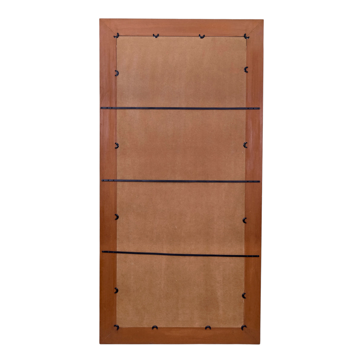 Virgilia Walnut Chev Wood Floor Mirror