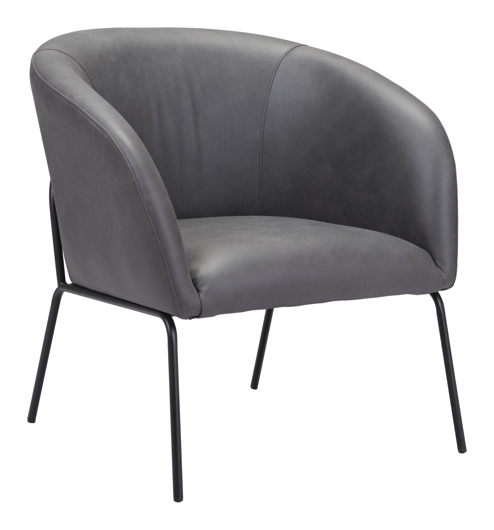 Quinten Vintage Gray Accent Chair