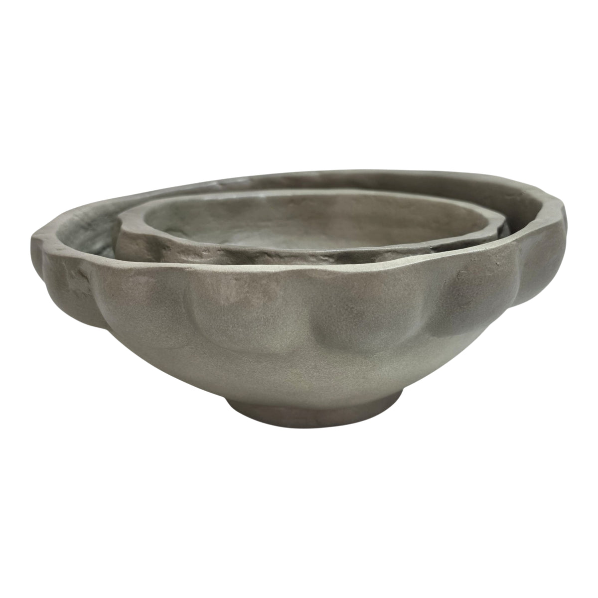 Potwisha Sage Green/Tan Ecomix Bowls (Set of 2)