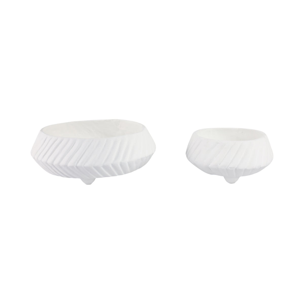 Gilbertrun White Bowls (Set of 2)