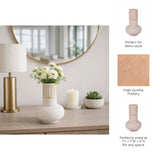 Ambler Ivory Ecomix Top Weave Nomad Vase