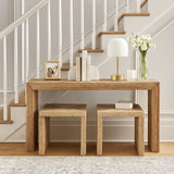 Warrenworth Tan/Brown Consoles (Set of 3)