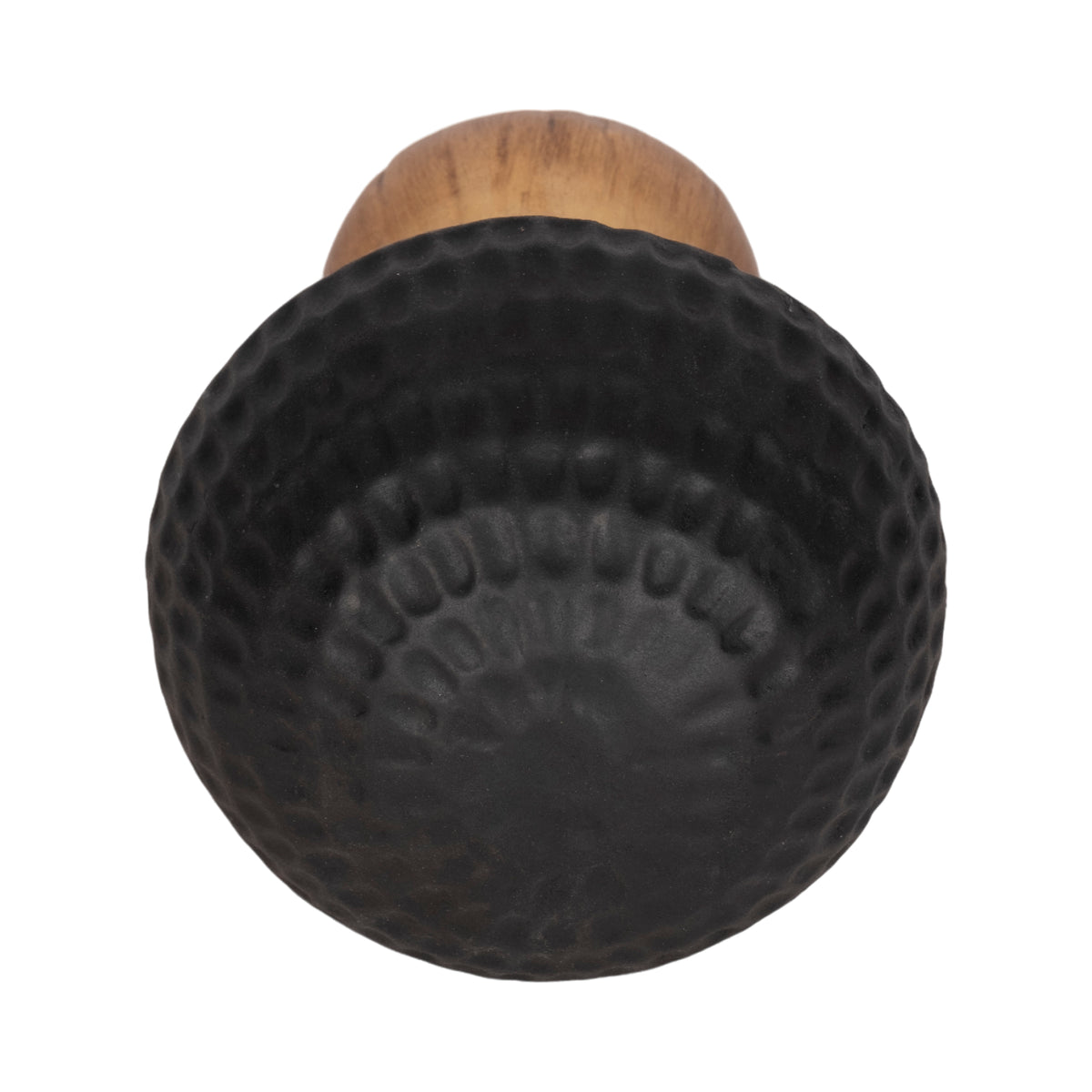 Rossi Black/Gold Hammered Top Mushroom