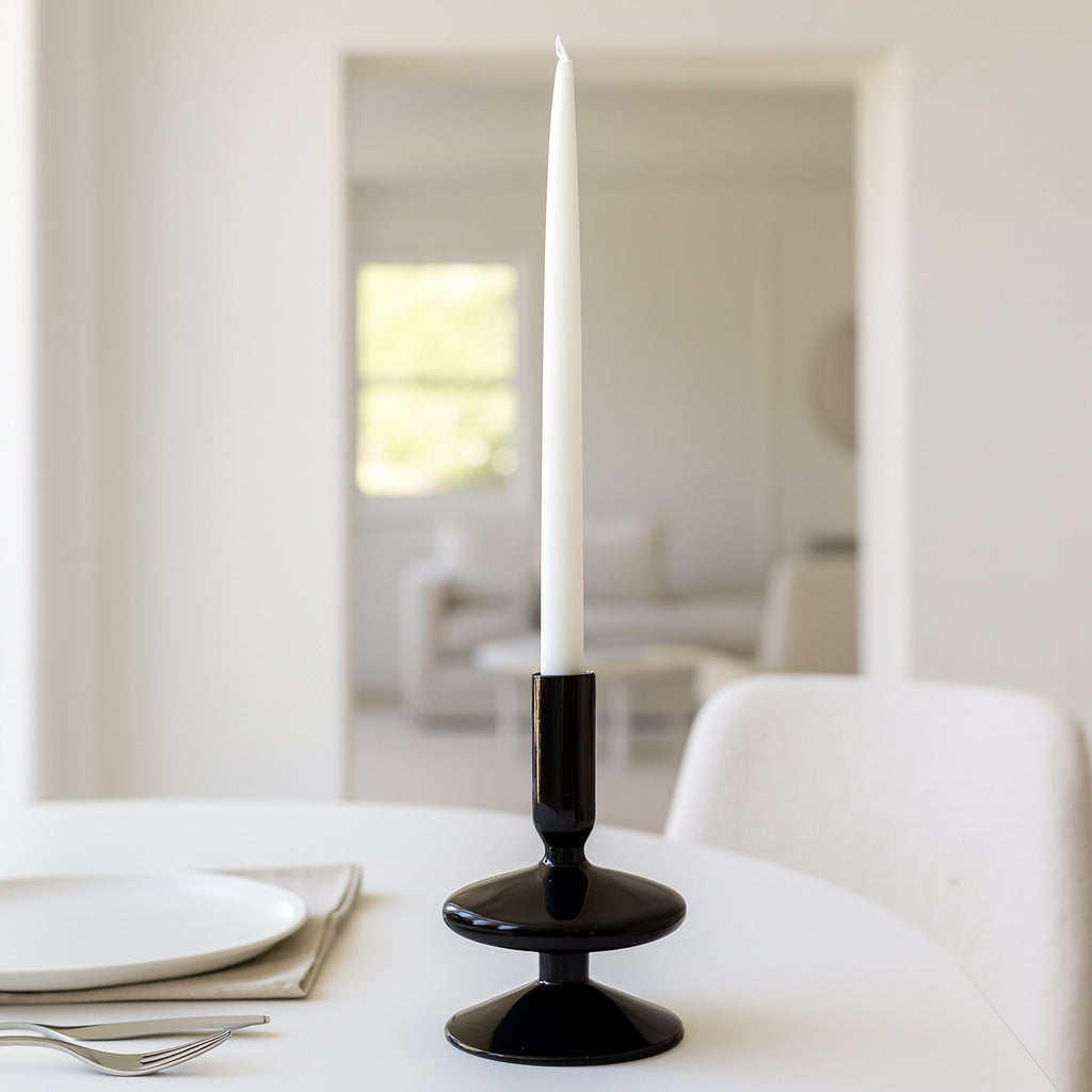 Ellenland Black Small Candle Holder
