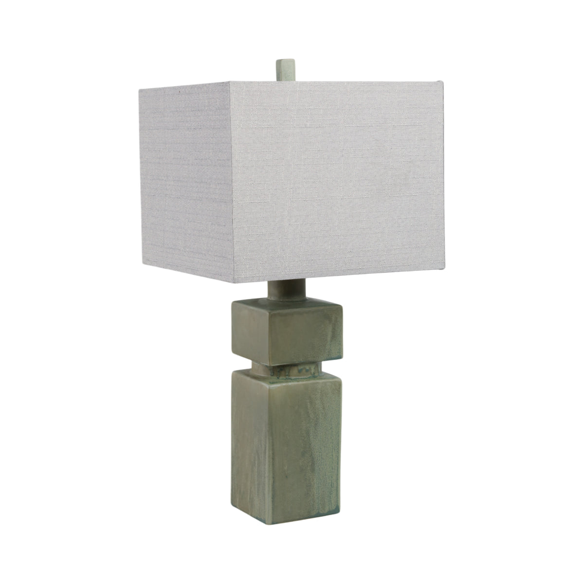 Sparkle Green Reactive Finish Table Lamp