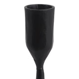 Wahtoke Black Small Twisted Iron Taper Holder