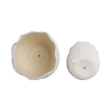 Draperstone White Planters (Set of 2)