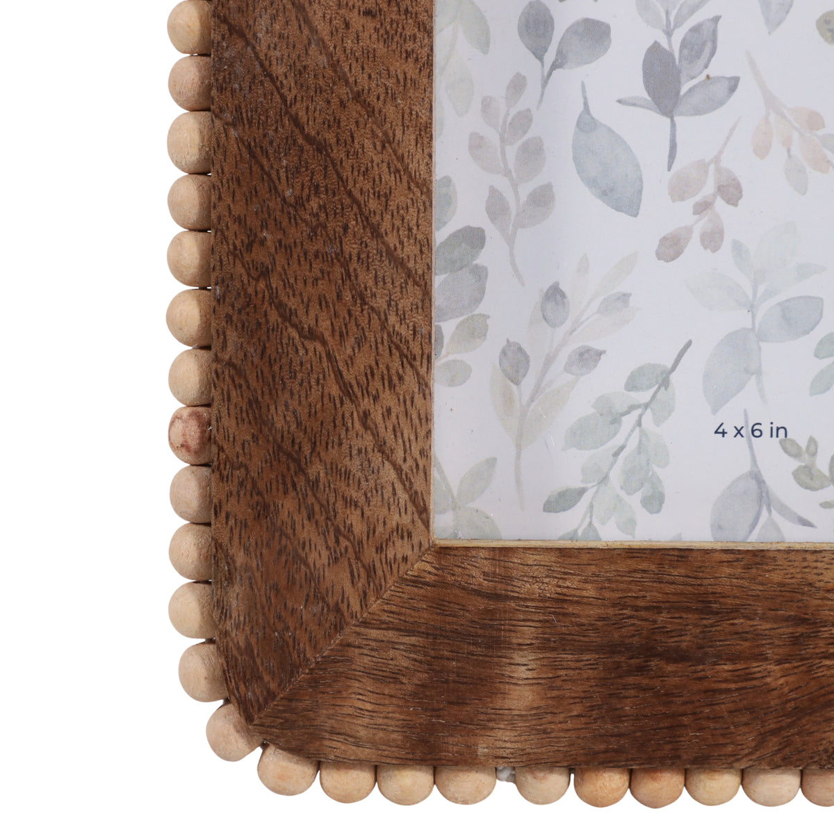 Owenmore Natural Beaded Border Wood Photo Frame