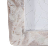Farmington Tan Curved Edge Marble Frame
