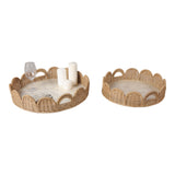 Ethanholm Ivory/Tan Trays (Set of 2)