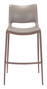 Ace Brown & Walnut Barstool (Set of 2)