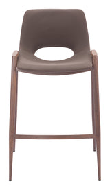 Desi Brown & Walnut Counter Stool (Set of 2)
