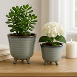 Rexdale Blue Planters (Set of 2)
