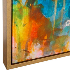 A Colorful Mindset Multicolor Framed Abstract Art - Ornate Home
