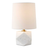 A Cut Above Gold/White Table Lamp - Ornate Home