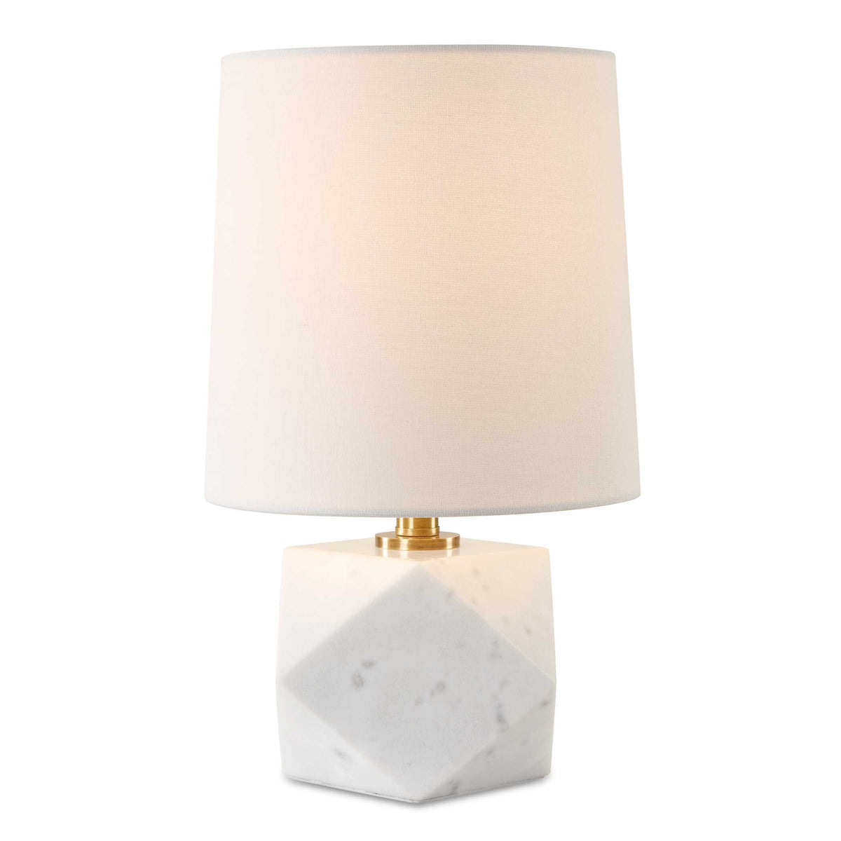 A Cut Above Gold/White Table Lamp - Ornate Home