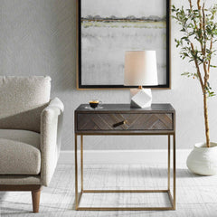 A Cut Above Gold/White Table Lamp - Ornate Home