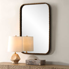 A Little Knotty Bronze Vanity Mirror - Ornate Home