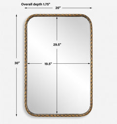A Little Knotty Bronze Vanity Mirror - Ornate Home