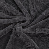 Luxury 3D Butterfly Jacquard Sofa Throw Blanket, Ultra-Soft Plush Fleece Couch Cover