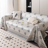 Cooling Four-Leaf Clover Hope Faith Love Luck Summer Comfy Ice Silk Furniture Throw Covers for Sofas