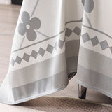 Cooling Four-Leaf Clover Hope Faith Love Luck Summer Comfy Ice Silk Furniture Throw Covers for Sofas