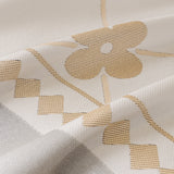Cooling Four-Leaf Clover Hope Faith Love Luck Summer Comfy Ice Silk Furniture Throw Covers for Sofas