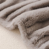 Soft Plush Warm Sofa Cover Stretchable Cozy Velvet Couch Protector for Fall & Winter