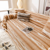 Ultra Soft Faux Fur Couch Cover – Large, Fluffy, and Elegant Sofa Throw Blanket