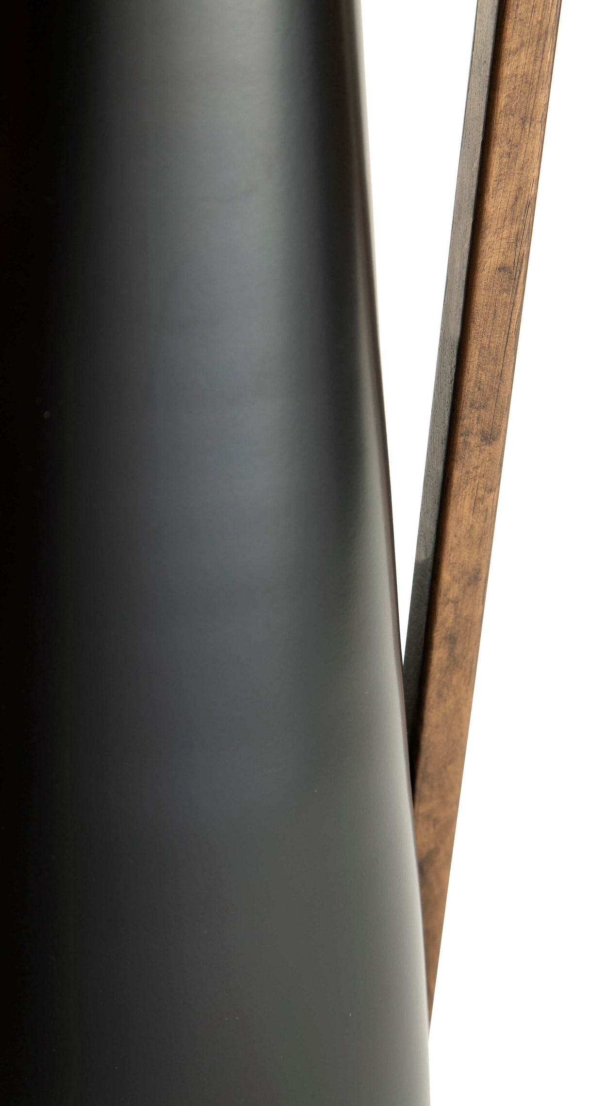 Pouderbell Black/Gold Finish Vase - Ornate Home