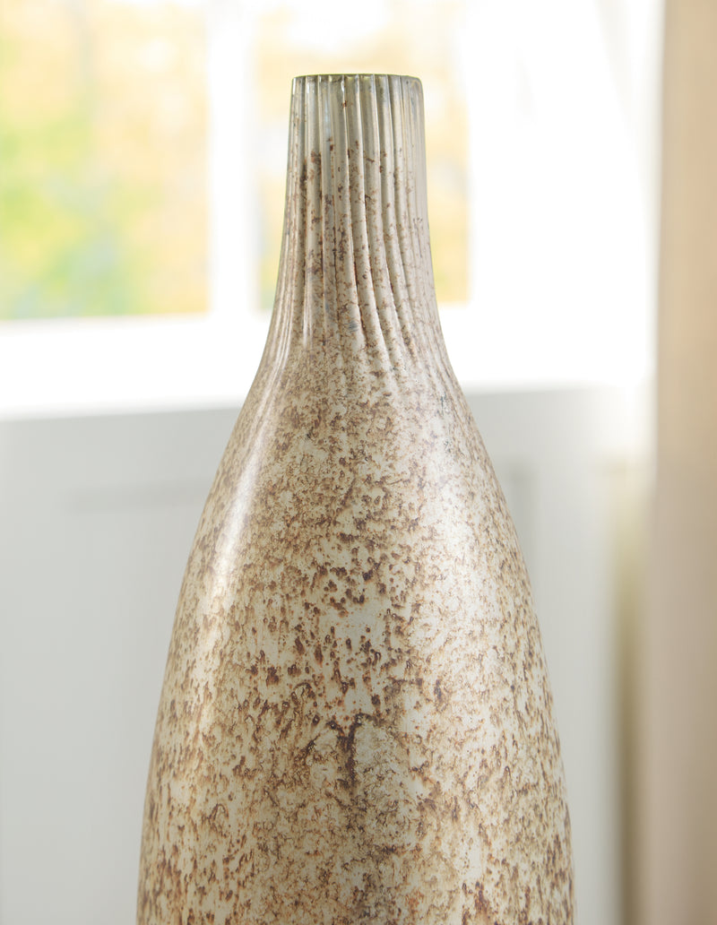 Plawite Antique Silver Finish Vase - Ornate Home