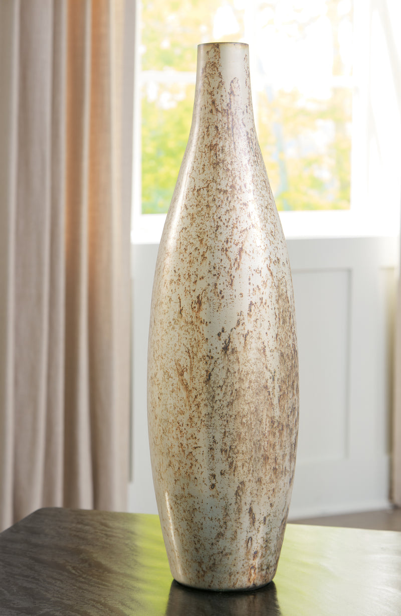 Plawite Antique Silver Finish Vase - Ornate Home