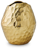 Ferryndale Gold Finish 10" Vase (Online Special Price)