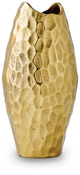 Ferryndale Gold Finish 15" Vase (Online Special Price)