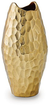 Ferryndale Gold Finish 15" Vase (Online Special Price)