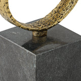 Wellcott Gold Finish/Black Sculpture