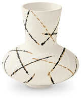Brockford Cream/Black/Brown Vase (Online Special Price)