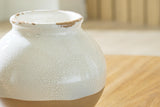 Vercott Cream/Tan 10" Vase (Online Special Price)