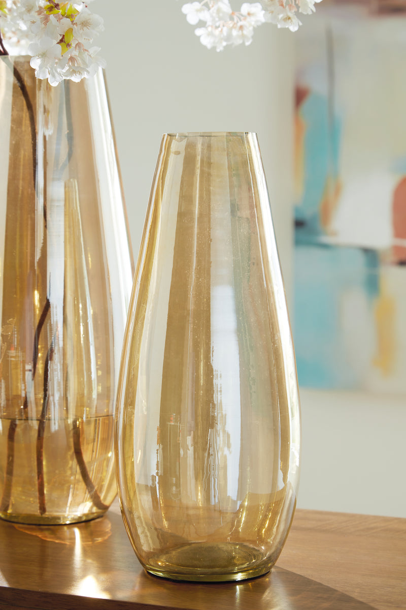 Rhettman Amber Vase - Ornate Home