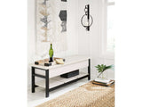 Rhyson White Storage Bench - Ornate Home