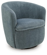 Leemont Mist Swivel Accent Chair