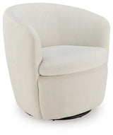 Leemont Snow Swivel Accent Chair