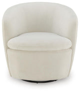 Leemont Snow Swivel Accent Chair