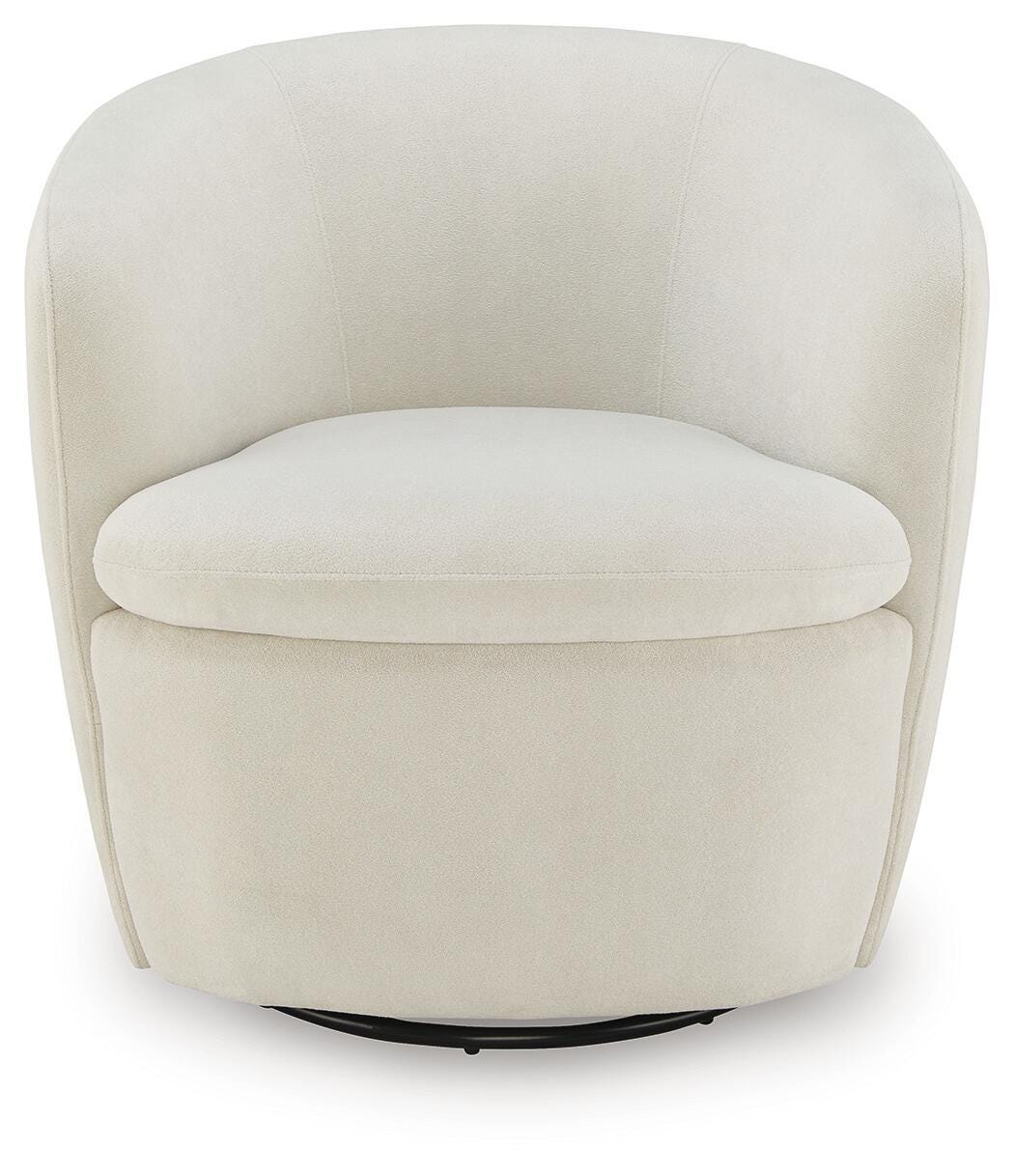 Leemont Snow Swivel Accent Chair