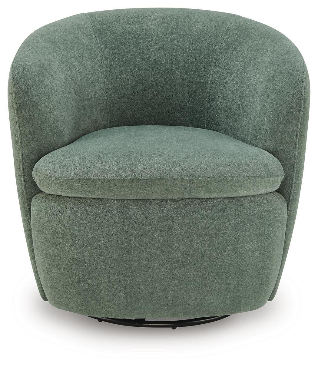 Leemont Juniper Swivel Accent Chair